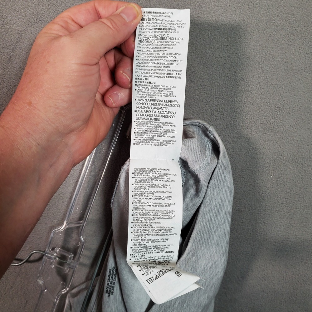 Under Armour Leggings Womens S Gray Logo Full Length High Waist Active Run NEW - Picture 10 of 14